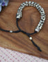 Metal Bracelet With Adjustable Thread